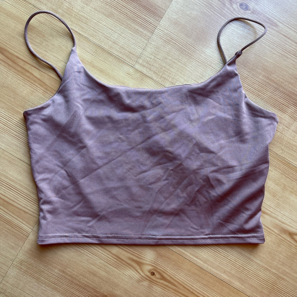 Spaghetti strap crop top